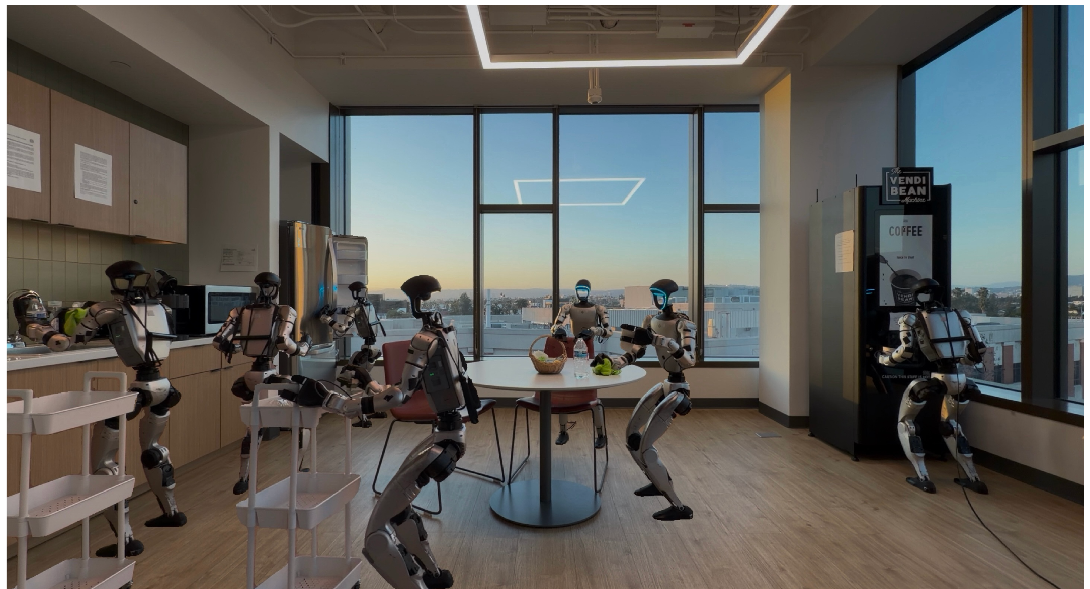 Figure 1: Humanoid Loco-Manipulation in a pantry